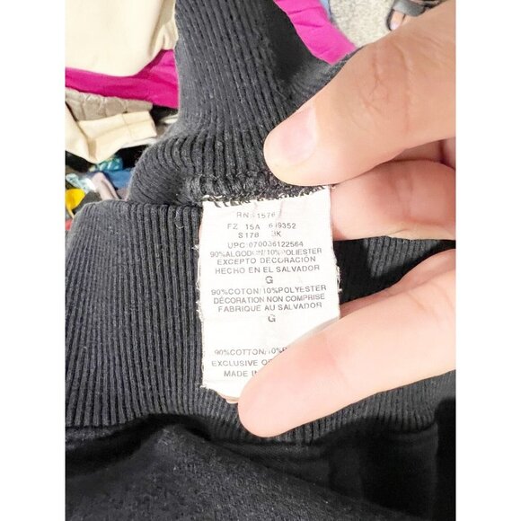 Champion Men's Reverse Weave Chicago Blackhawks NHL Black Crewneck 1982 Large - Picture 3 of 5